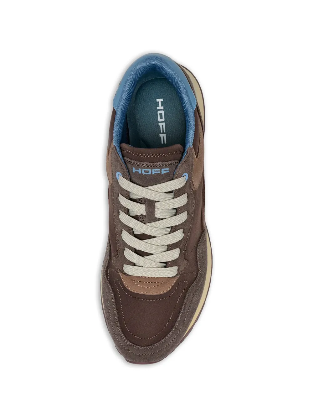 Hoff Sneakers met vlakken Bruin