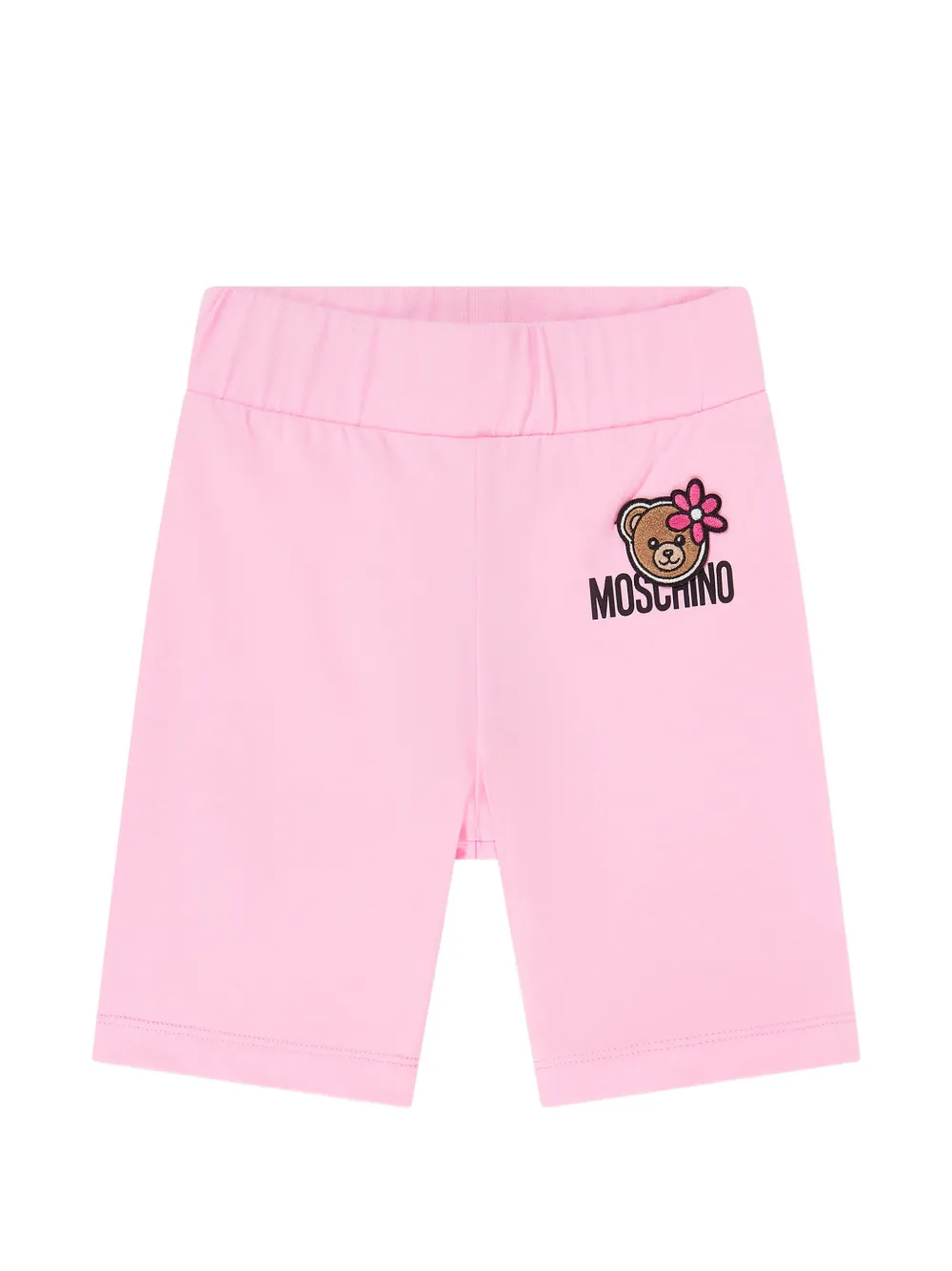 Moschino Kids Shortsset met ruchemouwen Roze