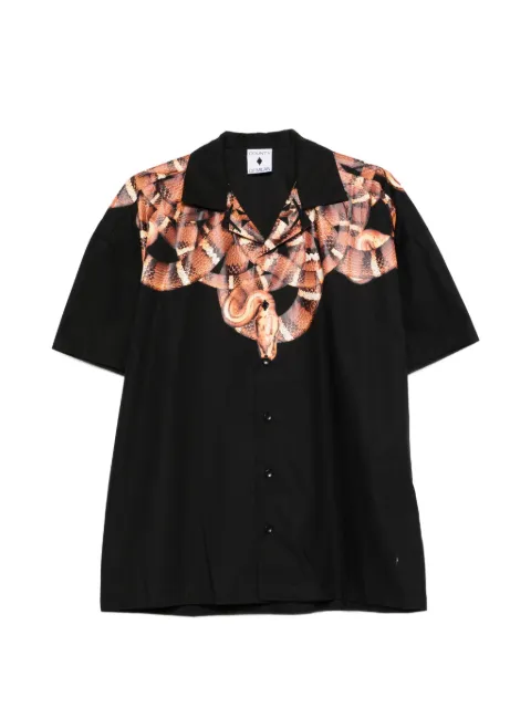 COUNTY OF MILAN snake-print shirt