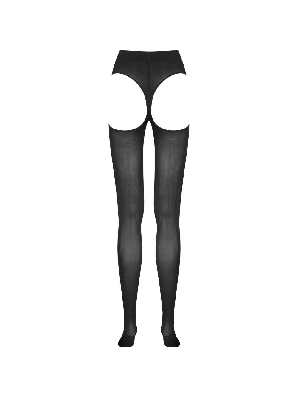  Maison Close Backless Tights - Black 