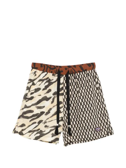 Nanushka geometric-pattern shorts