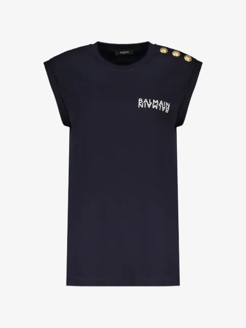 Balmain playera con logo
