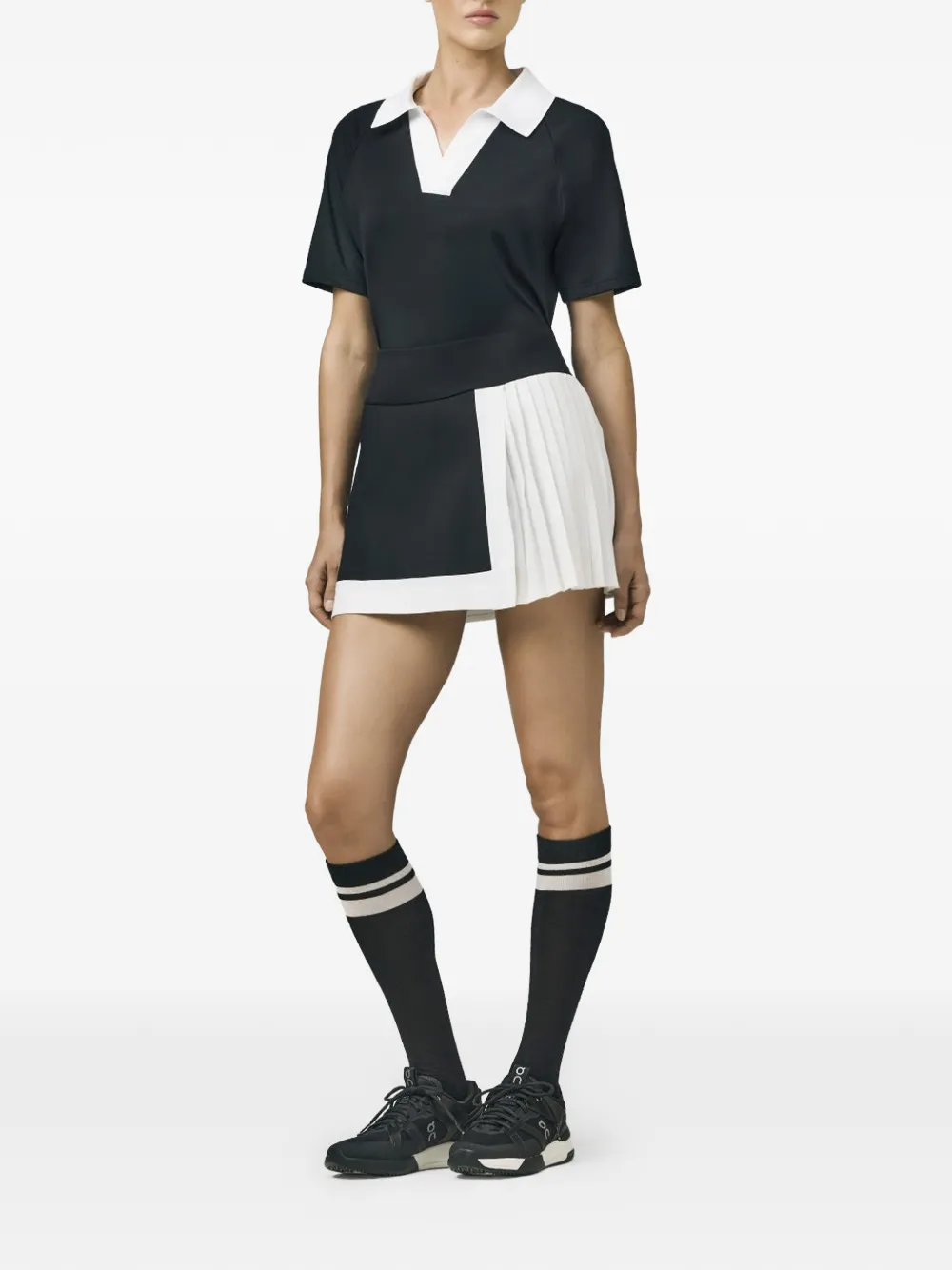 Goldbergh T-shirt met polokraag Zwart