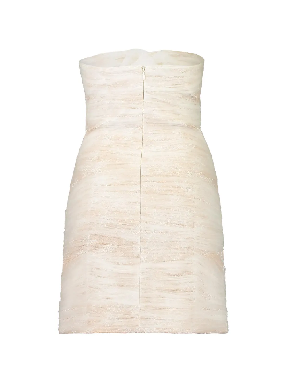  Alexis Eva Ruffled Mini Dress - Neutrals 