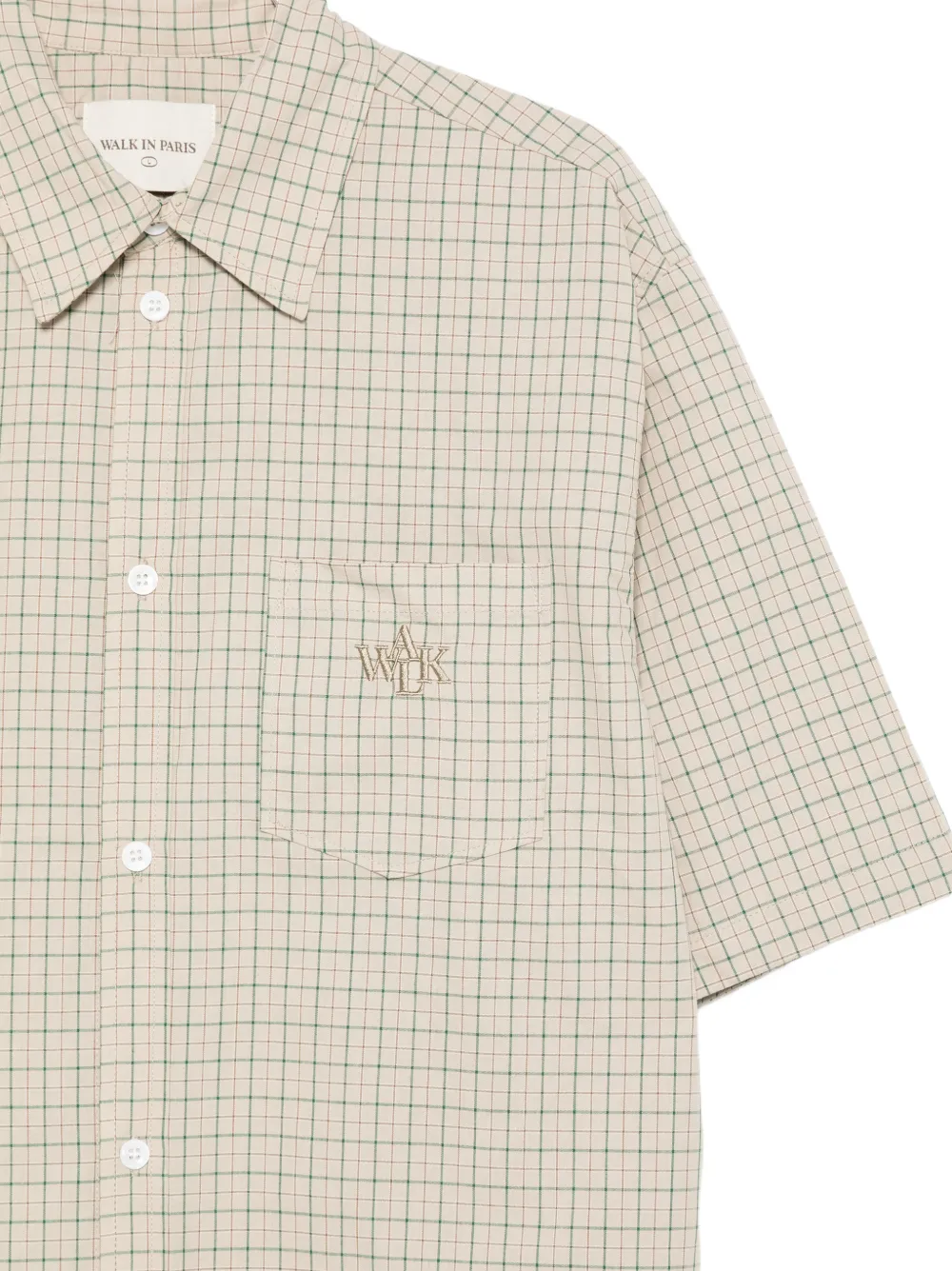  Walk In Paris Checked Shirt - Neutrals 
