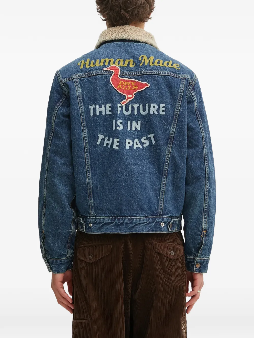  Human Made Sherpa Collar Jacket - Blue 