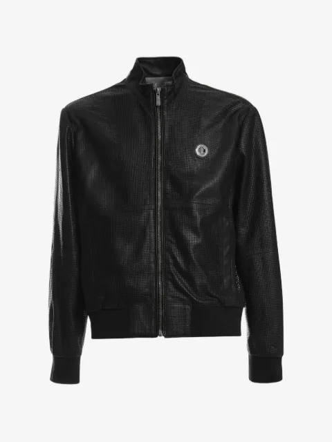 Just Cavalli Perforierte Lederjacke