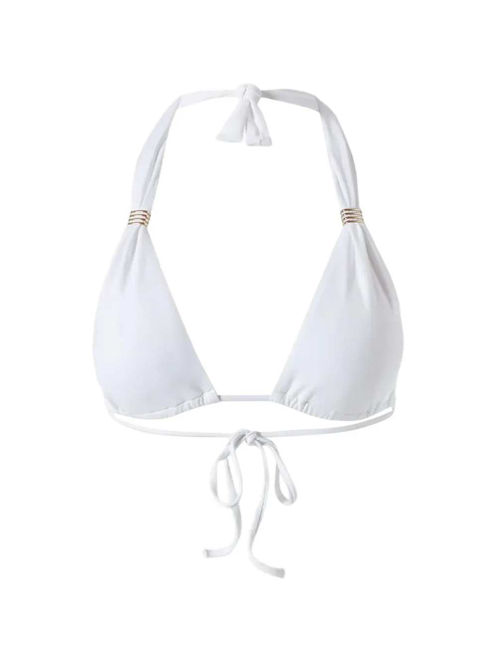 Melissa Odabash Grenada triangle bikini top - Bianco