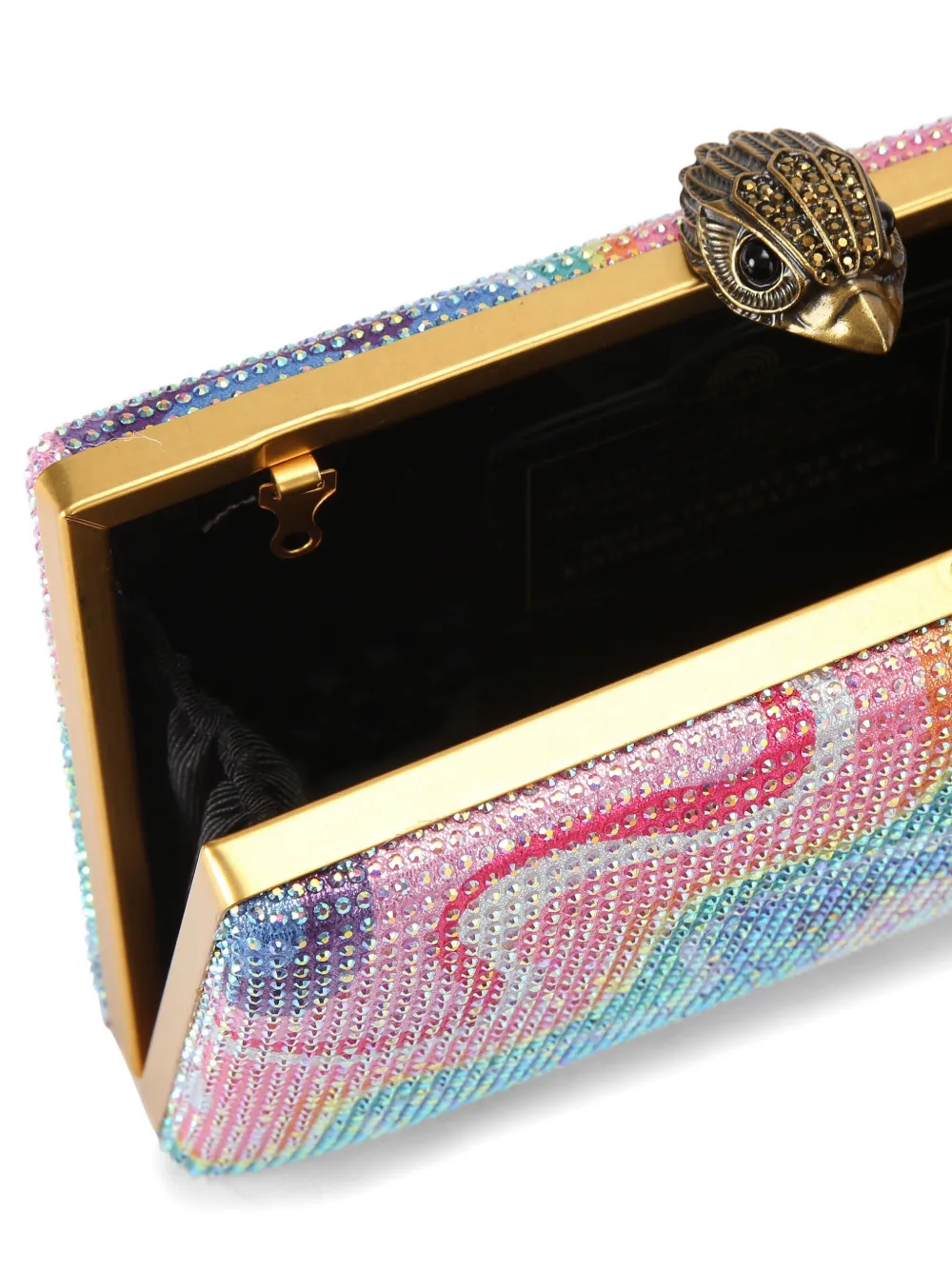 Kurt Geiger London Kensington clutch met kristallen Roze