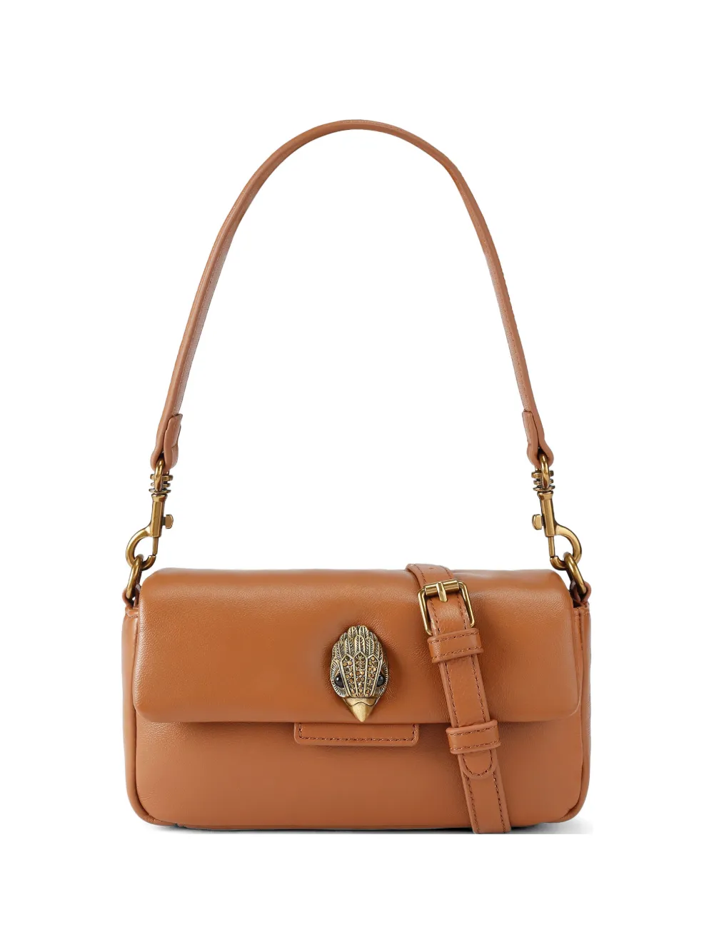 Kurt Geiger London Clutch Oxford mini in pelle - Marrone
