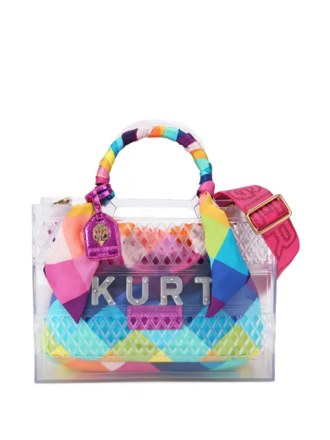 Kurt Geiger London small Jelly embellished-handle tote bag