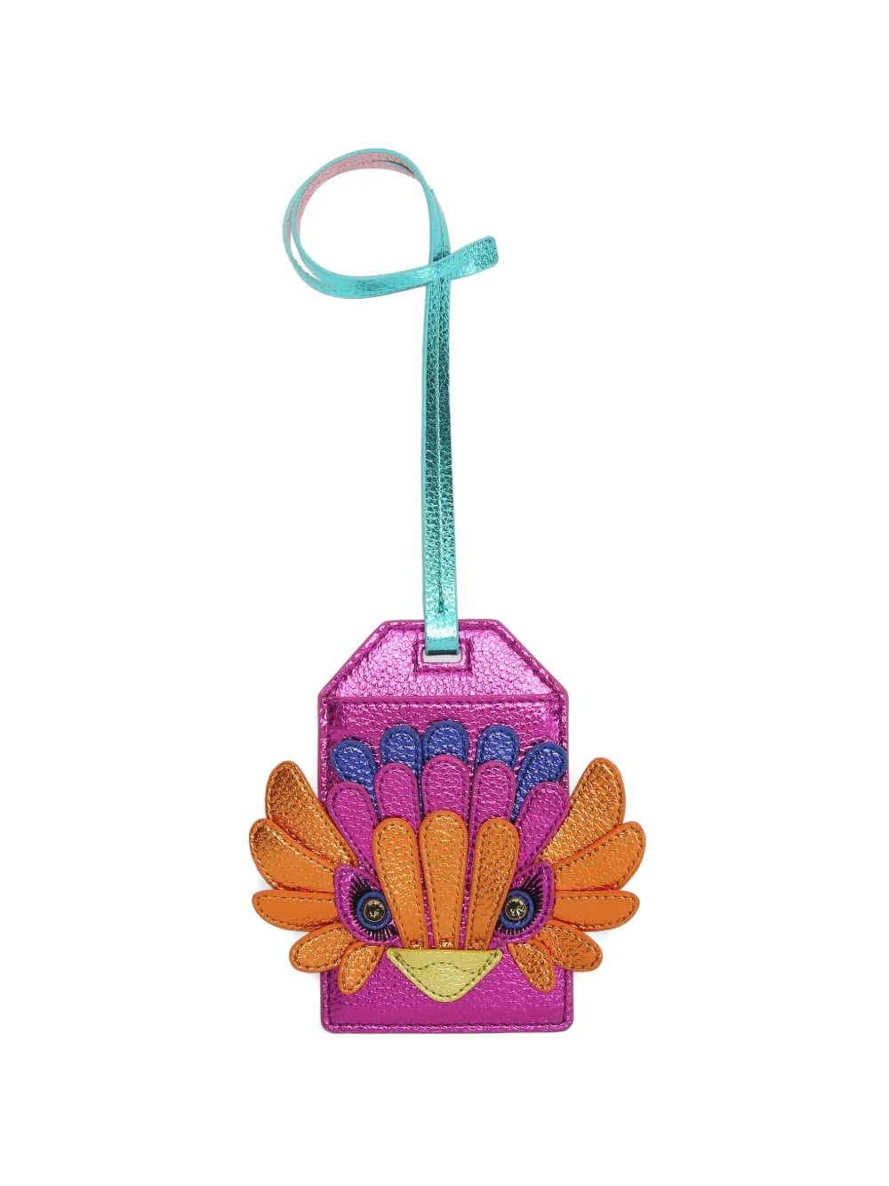 Kurt Geiger London Targhetta bagaglio con motivo 3D - Rosa