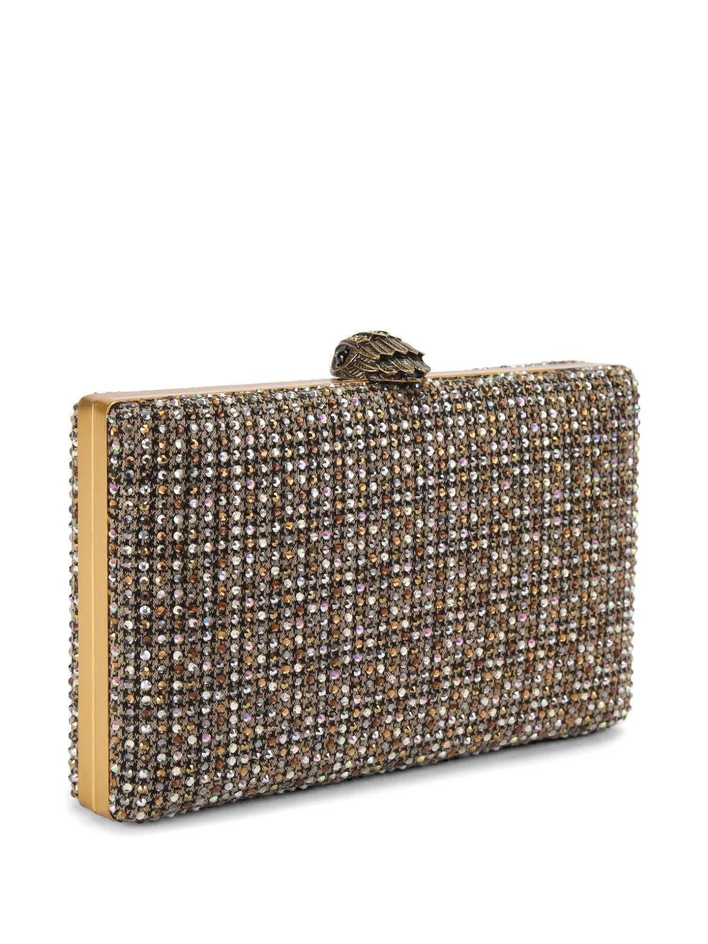  Kurt Geiger London Crystal Kensington Clutch Bag - Gold 