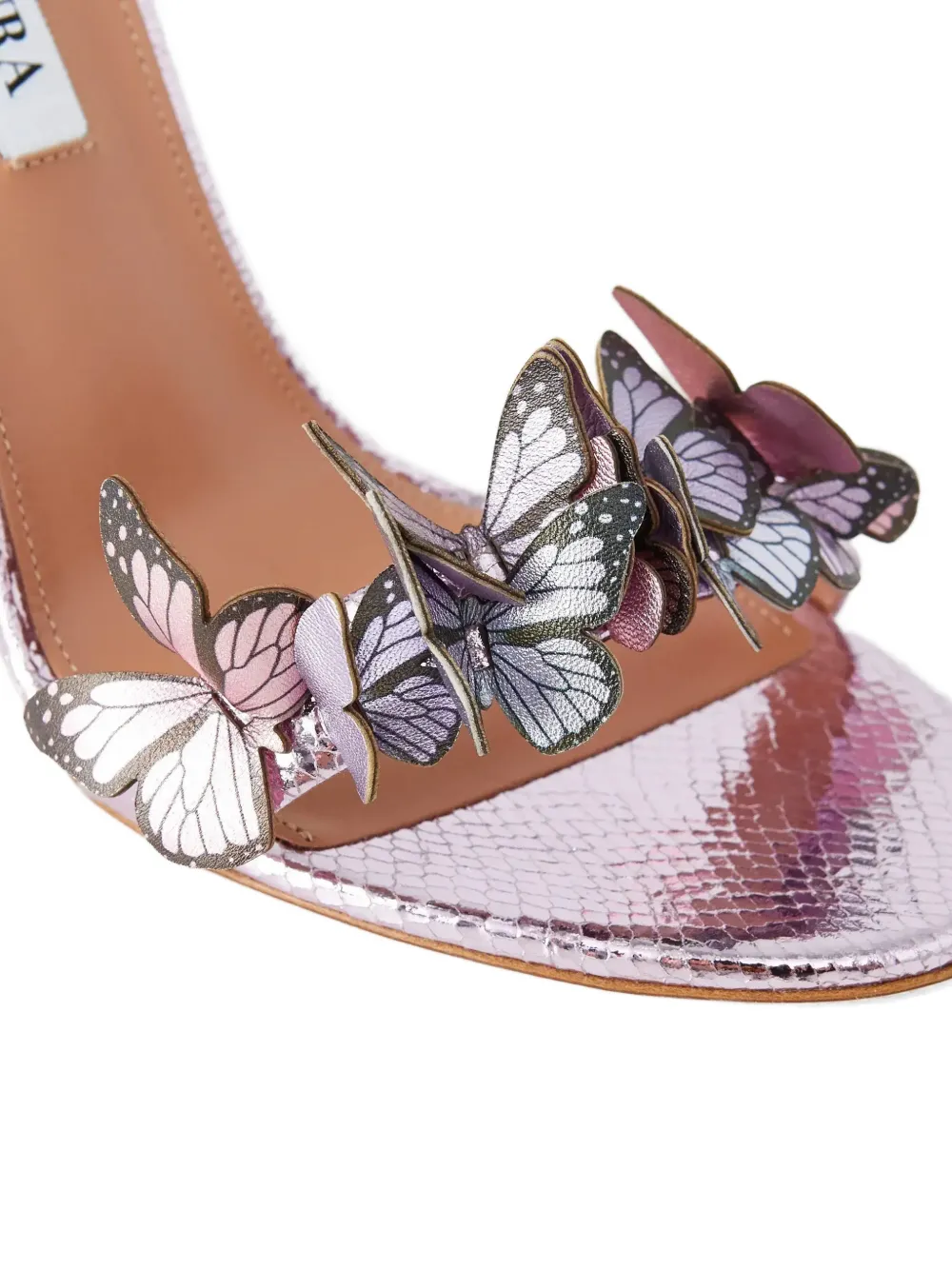 Aquazzura Papillon vlinder sandalen Roze