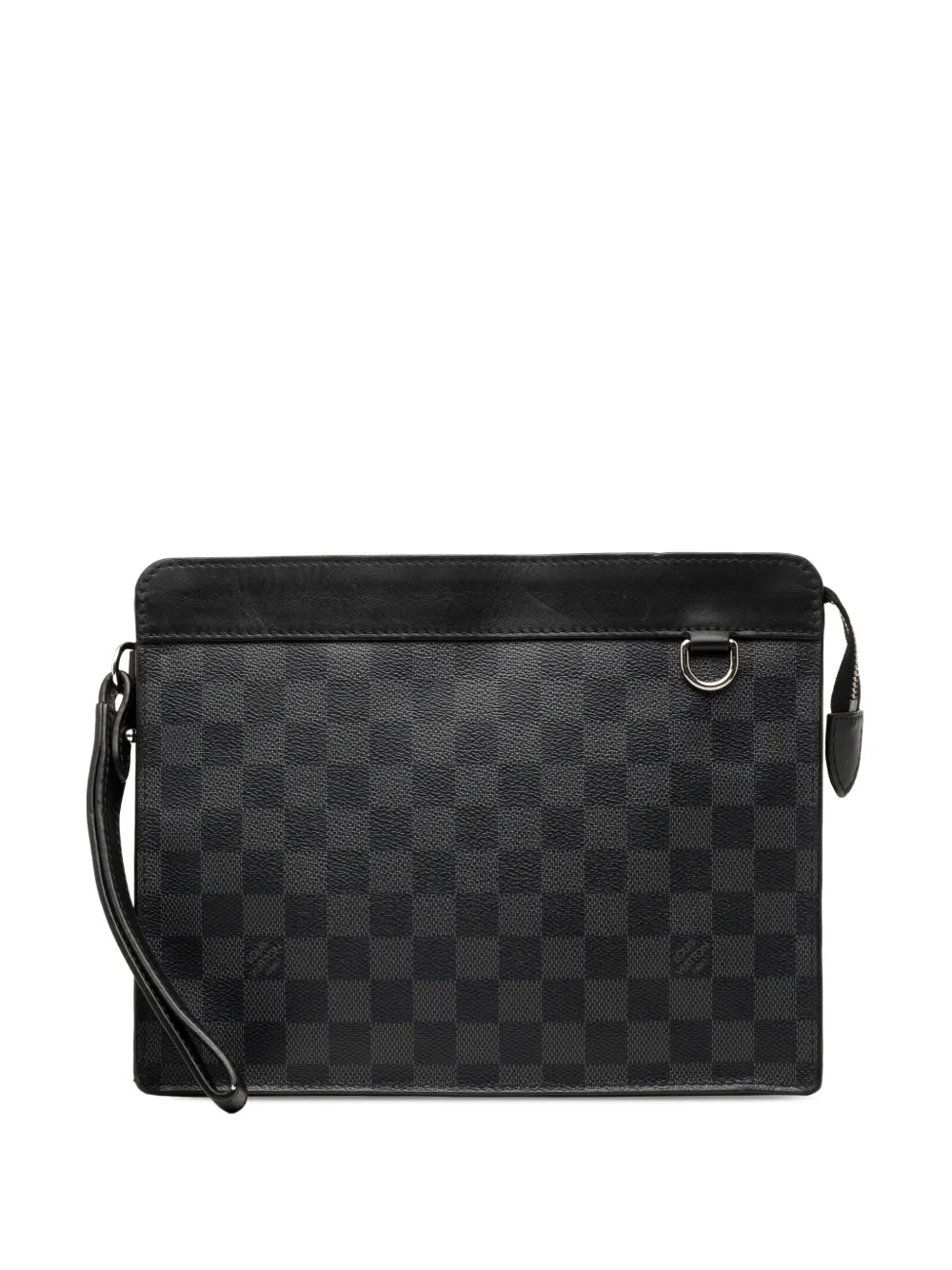 Louis Vuitton Pre-Owned Clutch Standing in tela Damier Graphite 2021-2025 - Nero