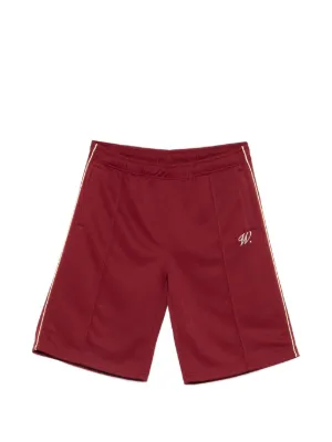 SP5DER OG Studded Shorts | Red | FARFETCH
