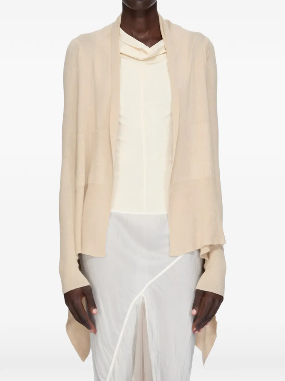 Rick Owens knit cardigan - Nude