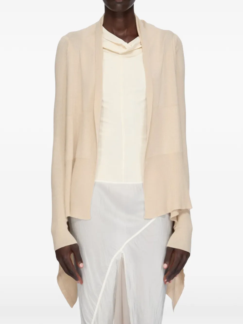 Rick Owens knit cardigan - Toni neutri