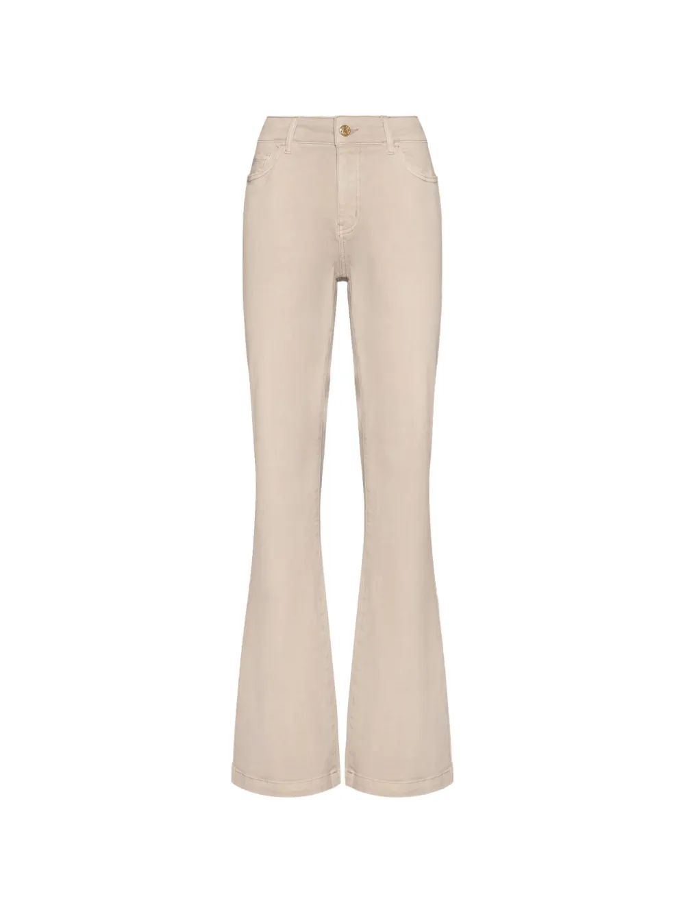 ELENA MIRO` flared trousers - Toni neutri
