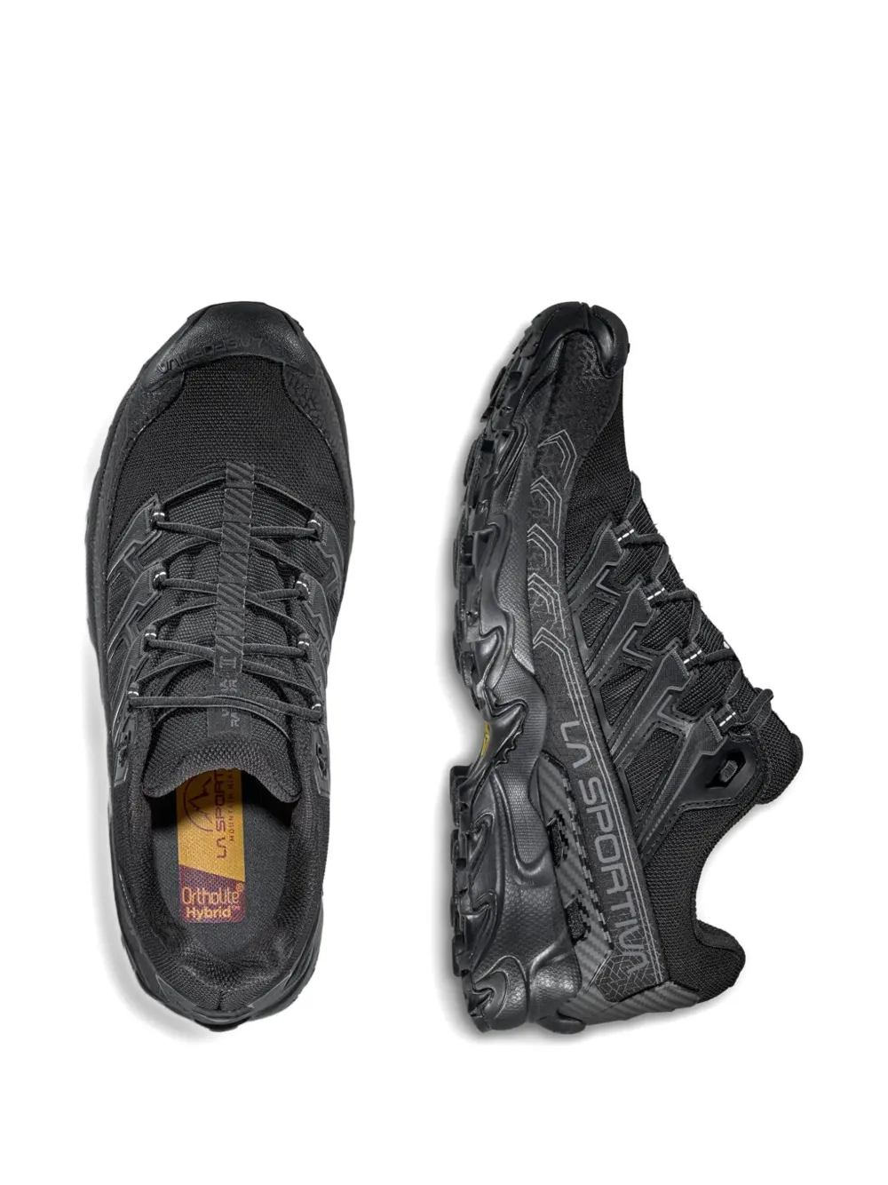 La Sportiva lace-up reflective sneakers Zwart