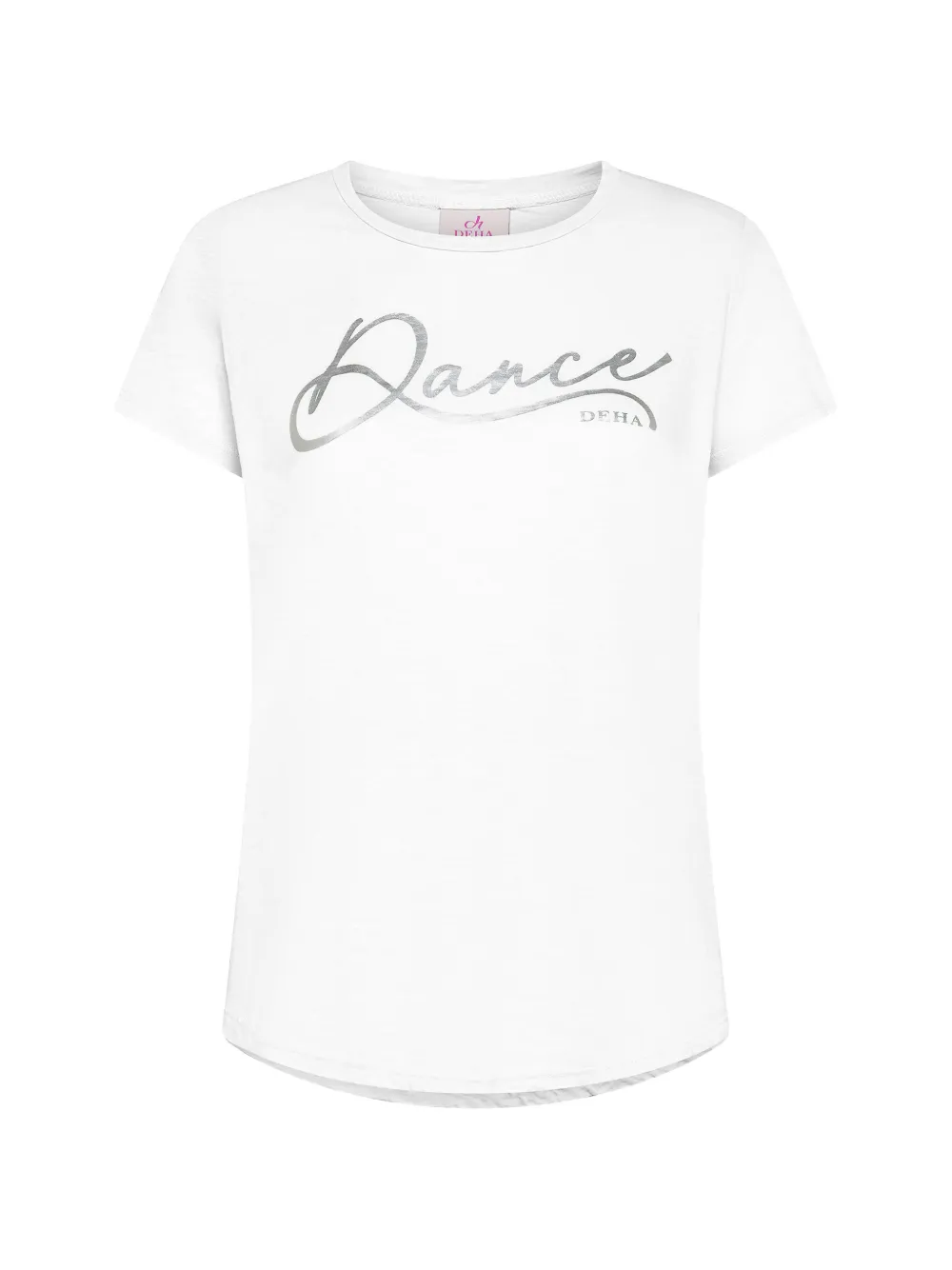 DEHA logo-print slub T-shirt - Bianco