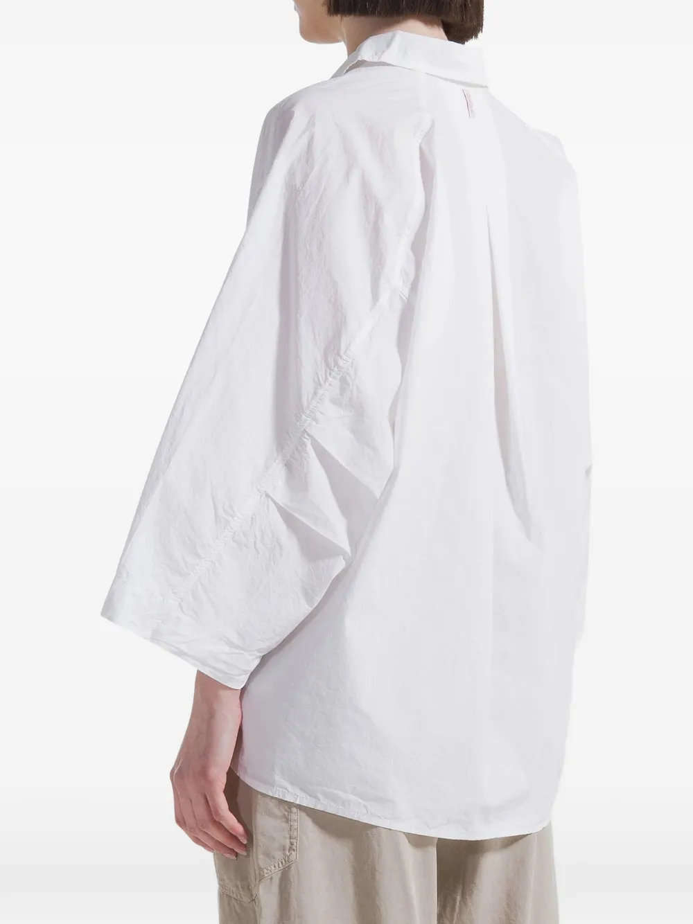 Deha Poplin Cotton Blouse - White 