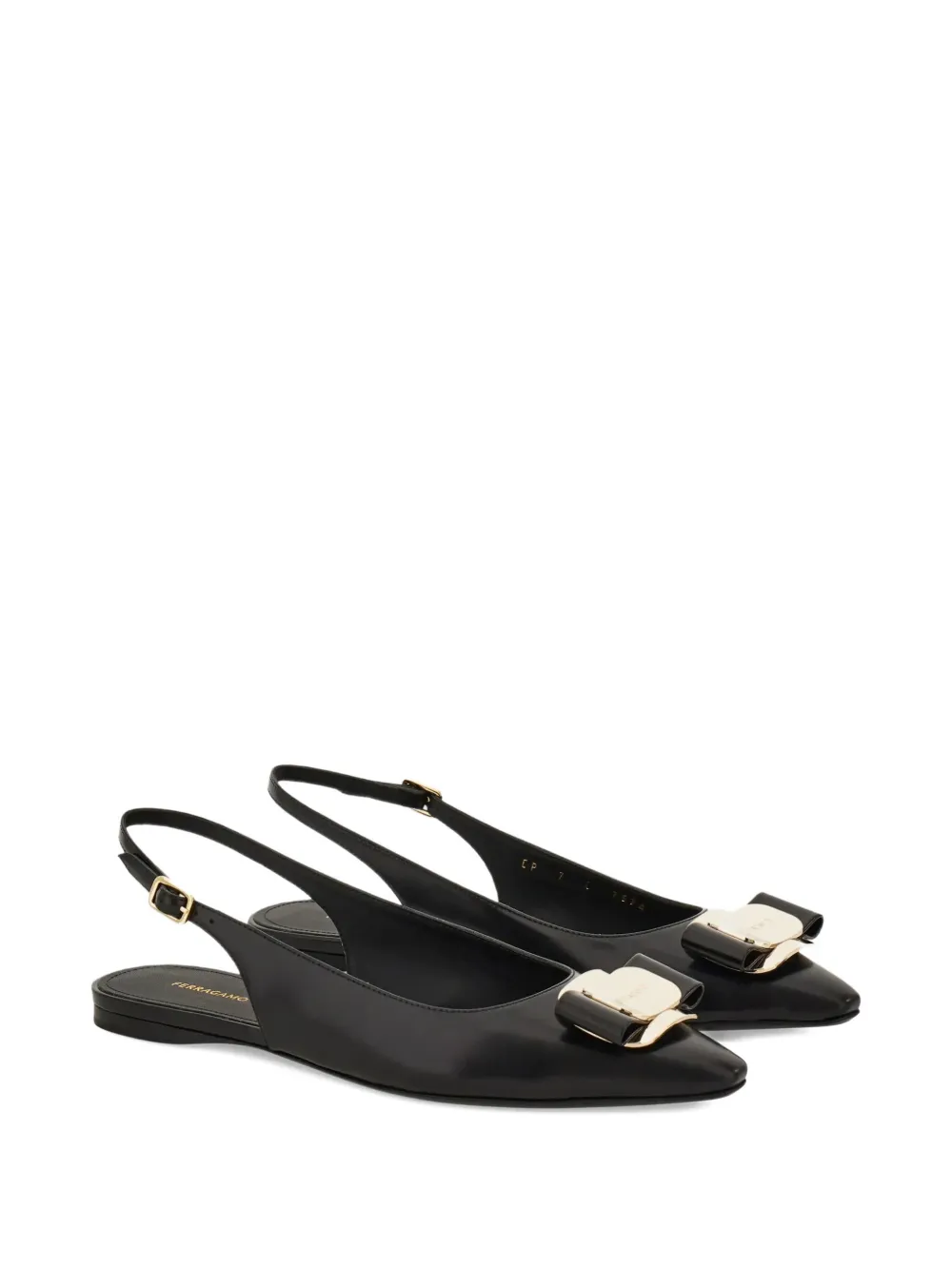 Ferragamo Zelmy slingback pumps Zwart