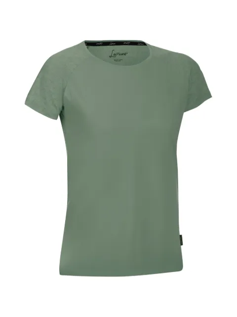 LAMUNT Lara Iconic Tech short-sleeve cotton T-shirt