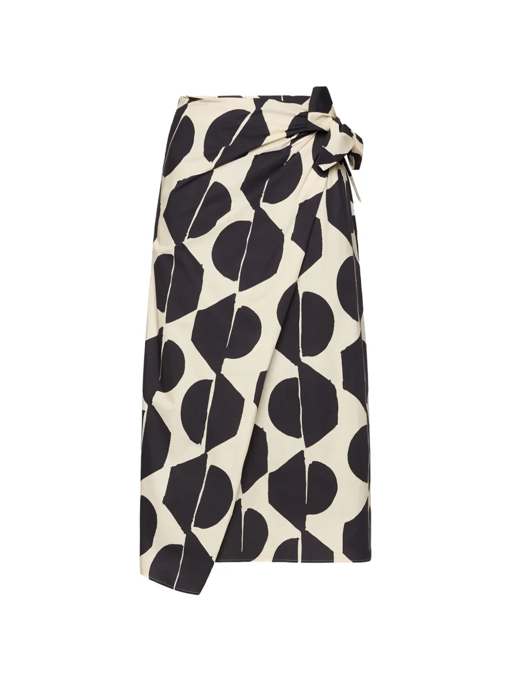 ELENA MIRO` patterned midi skirt - Toni neutri