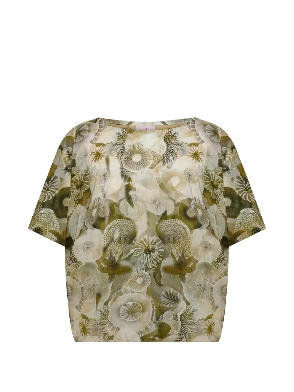 DEHA floral-print top - Verde
