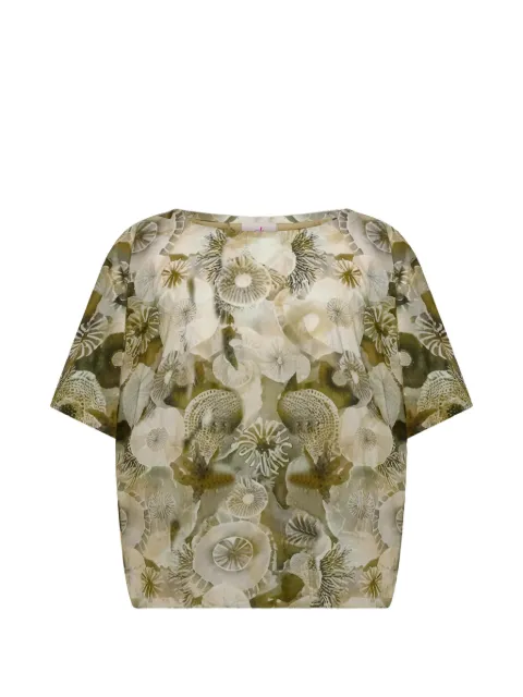 DEHA top con estampado floral