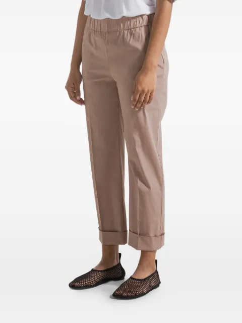 DEHA rolled-hem trousers