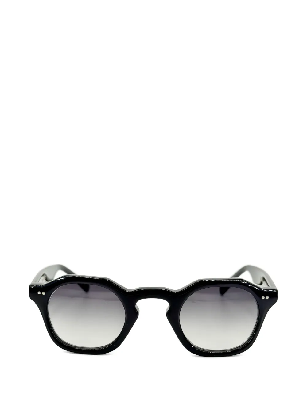 Josef Miller Milton round-frame sunglasses - Nero