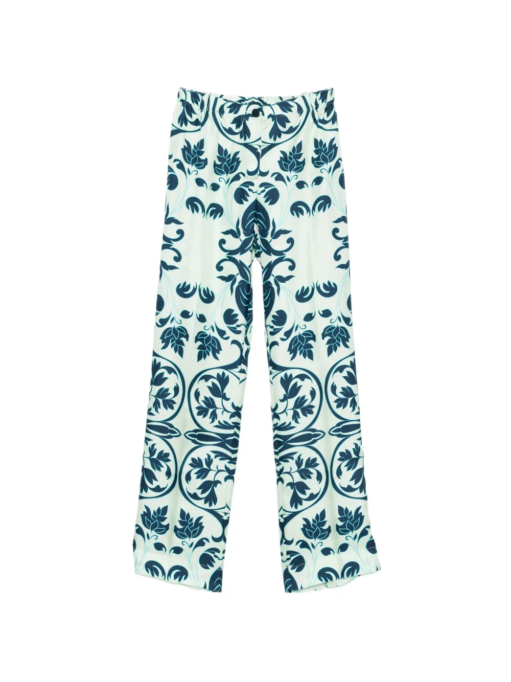 F.R.S For Restless Sleepers Etere floral trousers - Verde