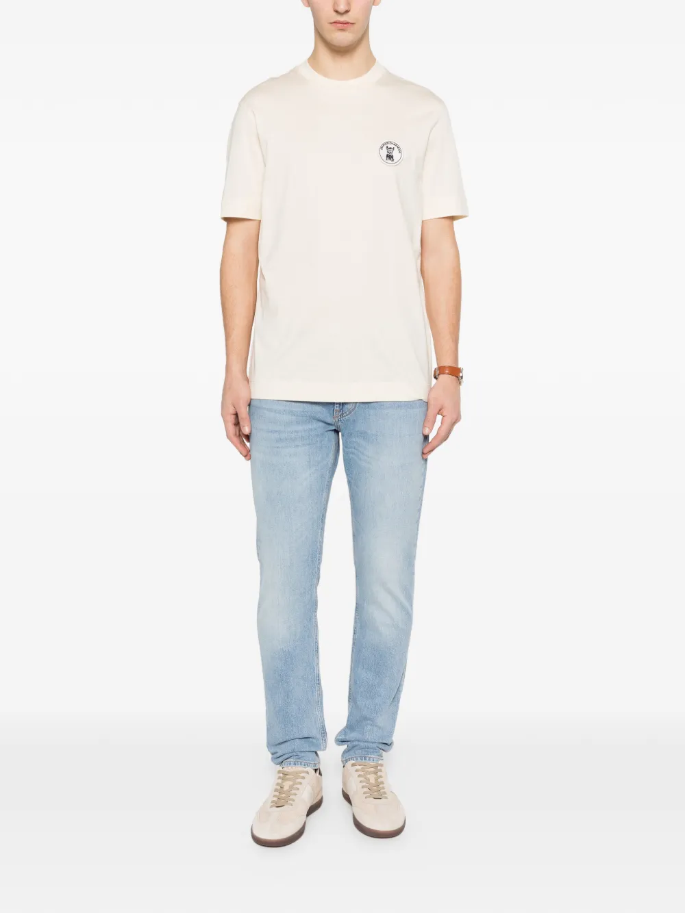 Emporio Armani Jeans met vijf zakken Blauw