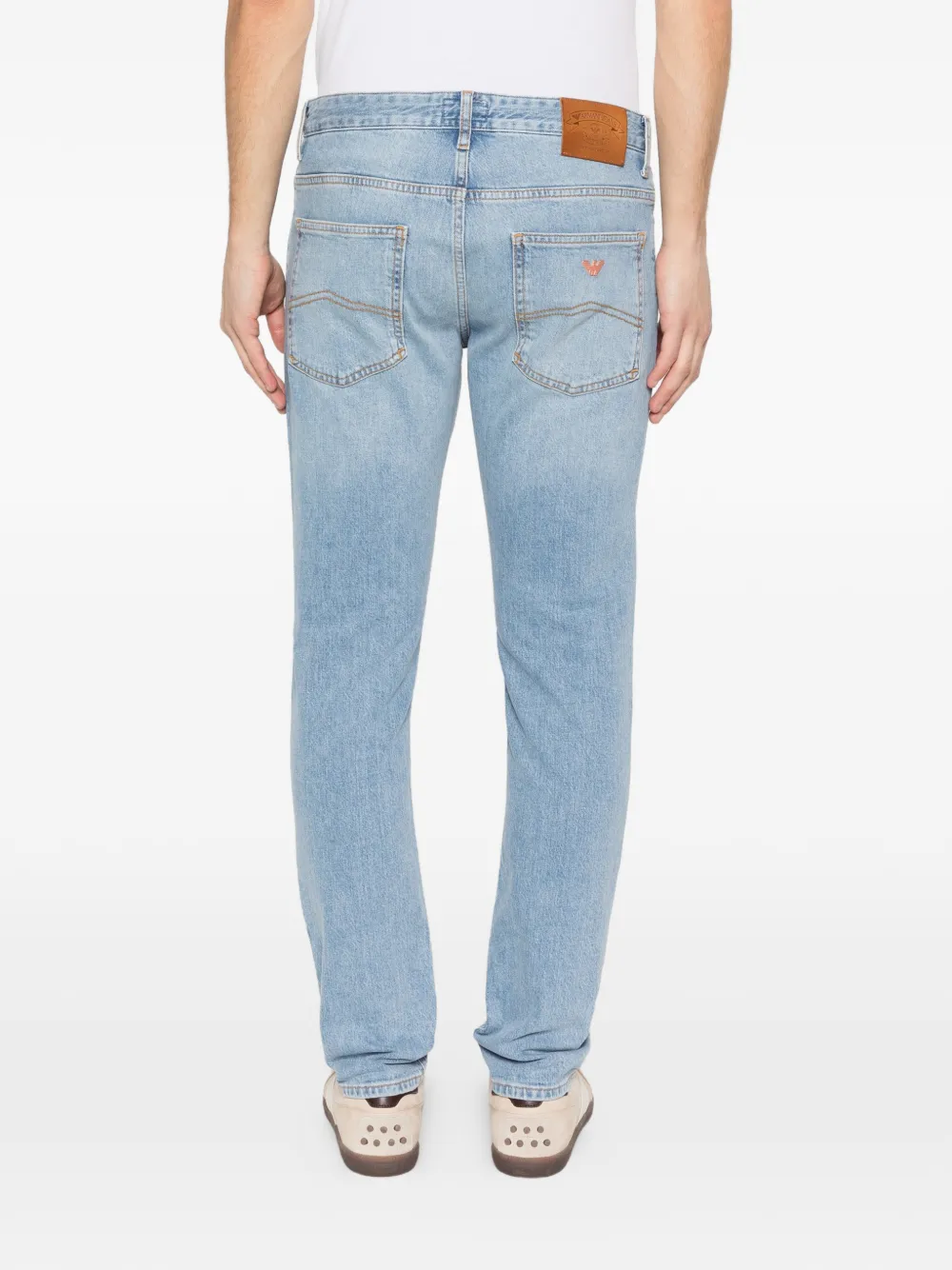 Emporio Armani Jeans met vijf zakken Blauw