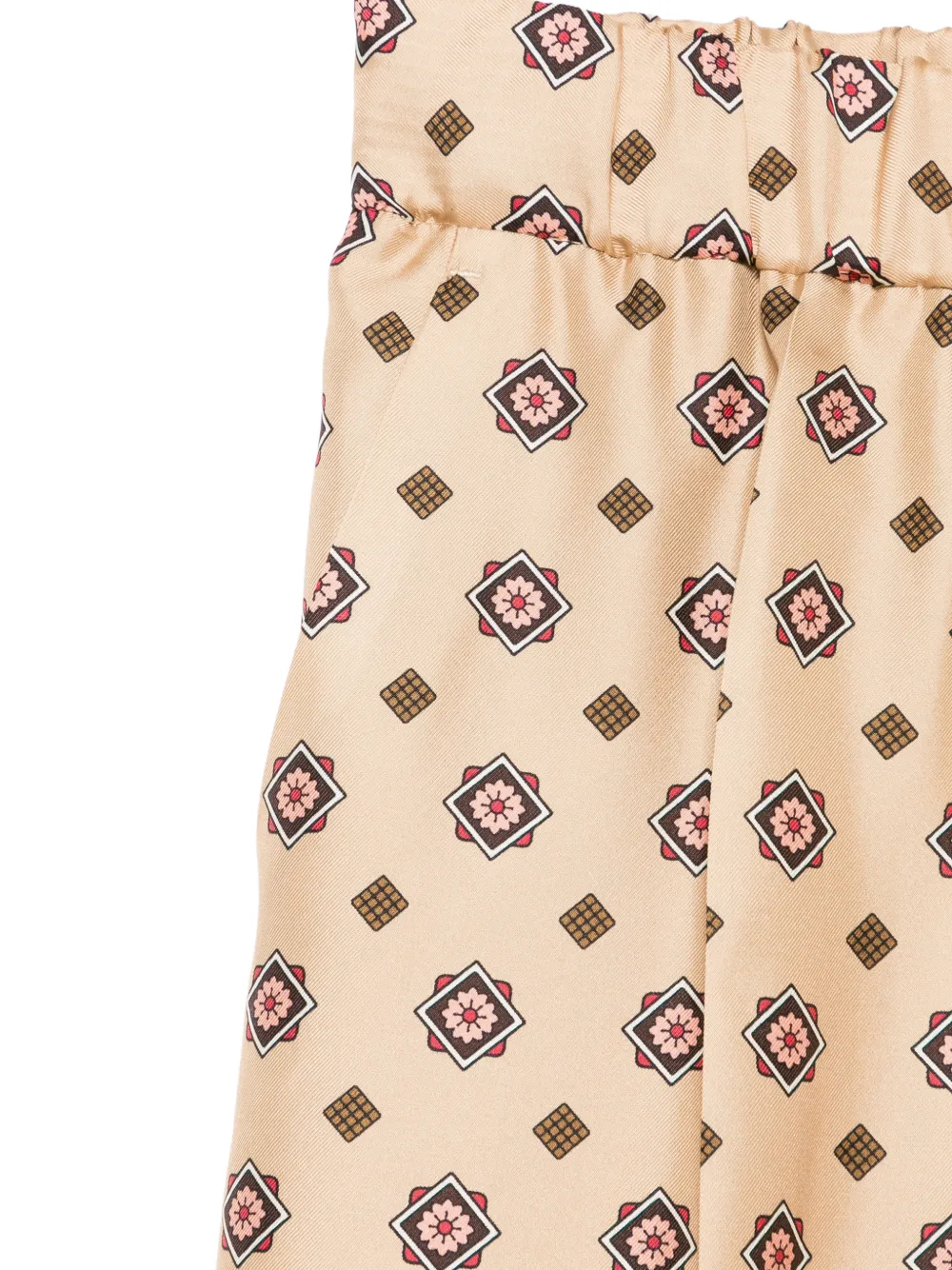  Alberto Biani Printed Trousers - Neutrals 