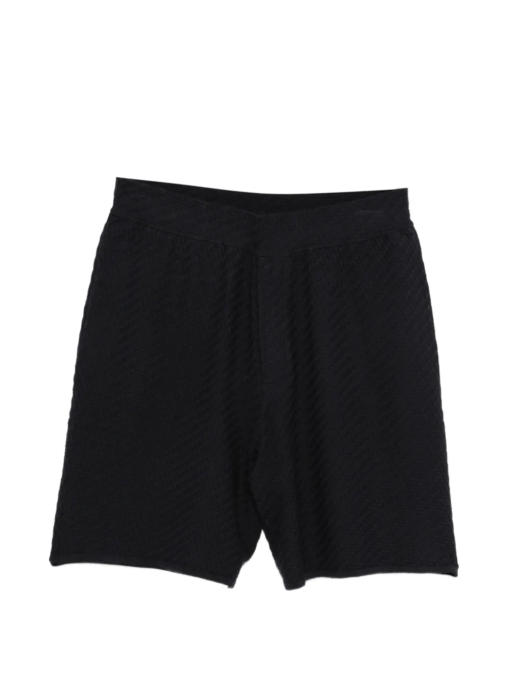 Emporio Armani Shorts con finitura a rilievo - Blu