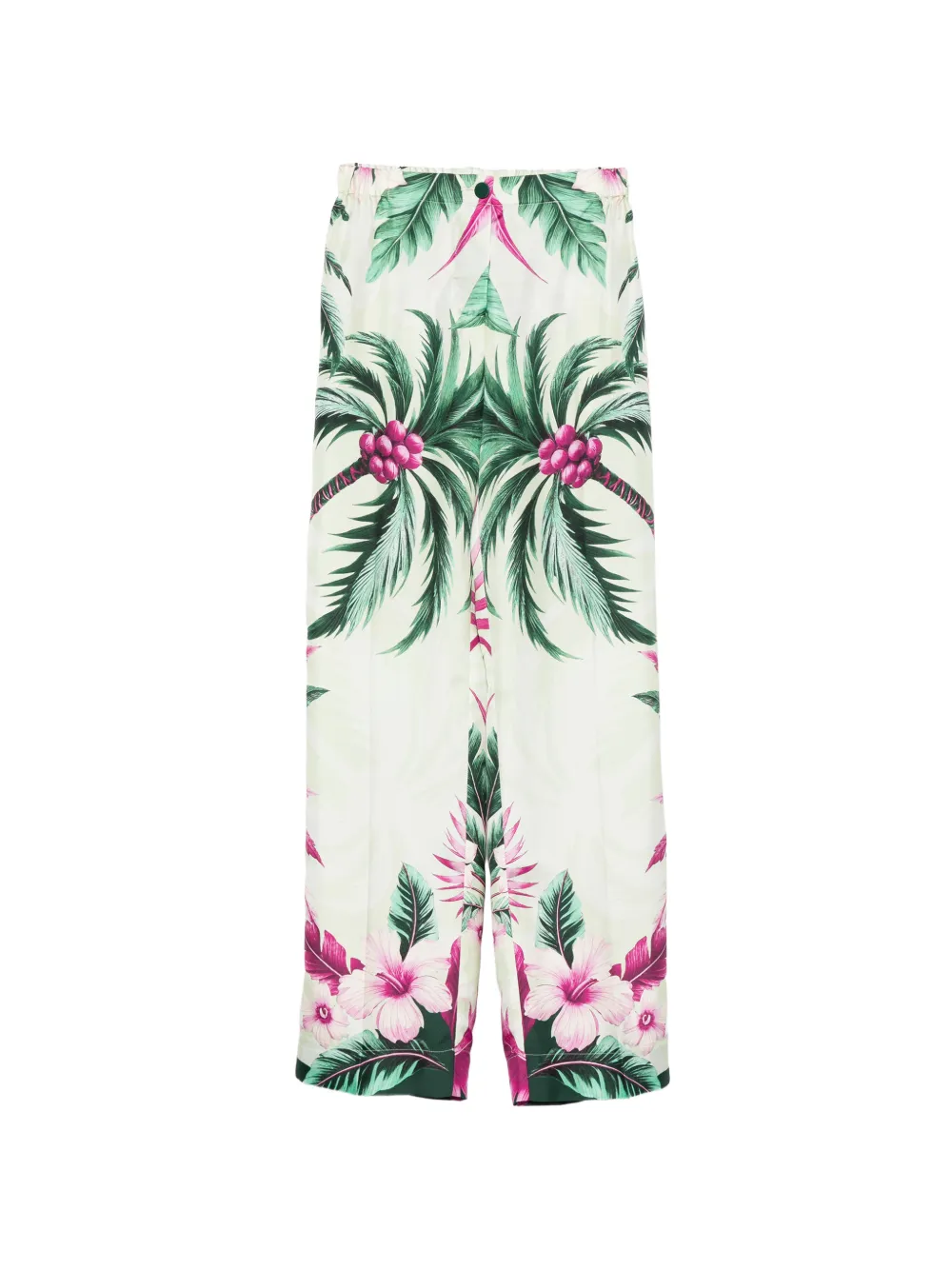 F.R.S For Restless Sleepers floral-print trousers - Verde
