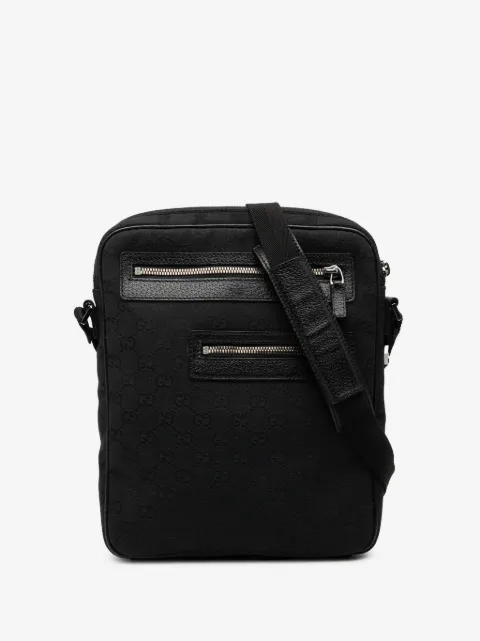 Gucci Pre-Owned GG 帆布斜挎包（2000-2015年典藏款）