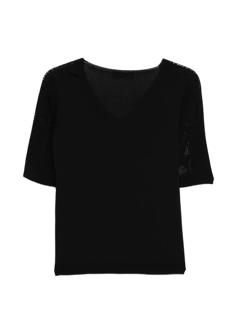  D.exterior V-neck T-shirt - Black 