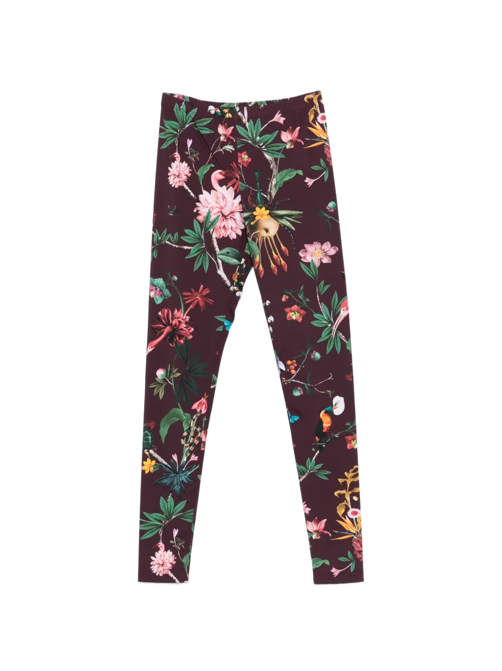 La DoubleJ floral-print leggings - Rosso