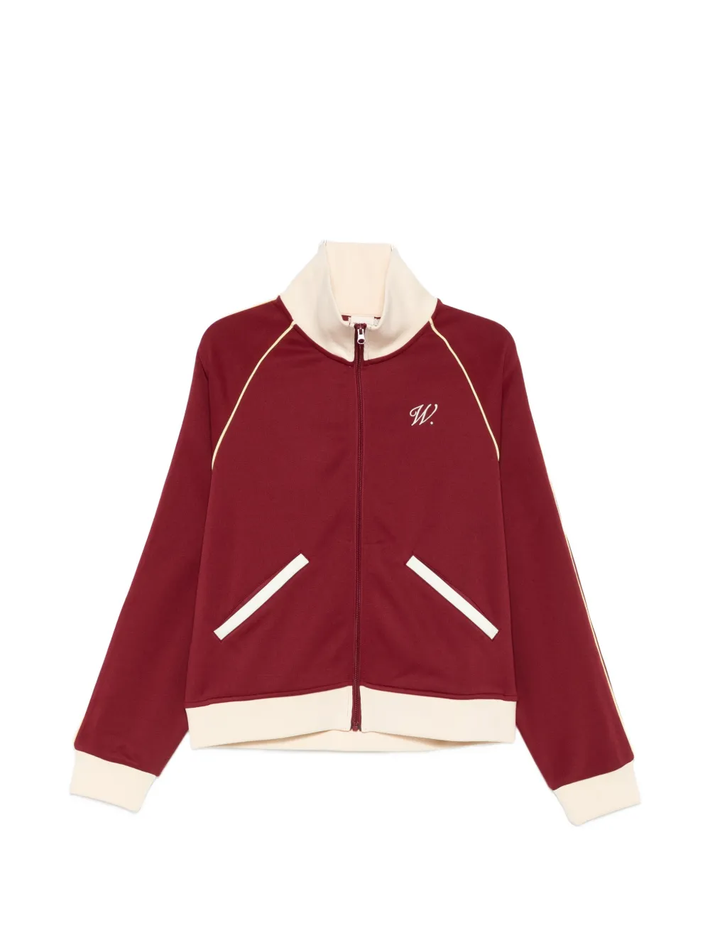 WALK IN PARIS zipped sweatshirt - Rosso