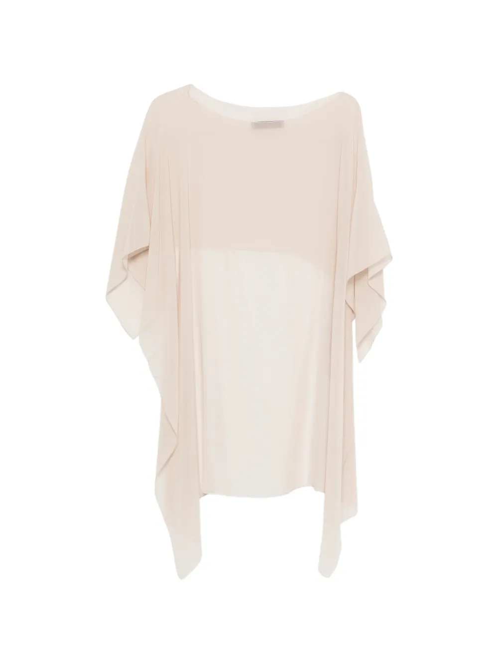  D.exterior Ruffled Top - Neutrals 