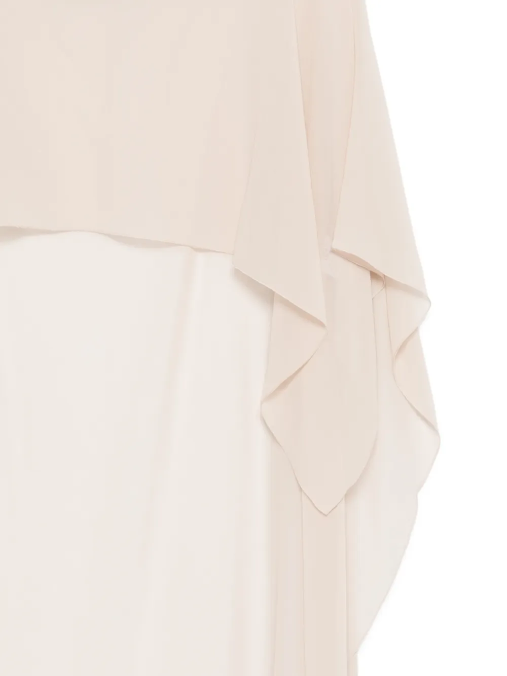  D.exterior Ruffled Top - Neutrals 