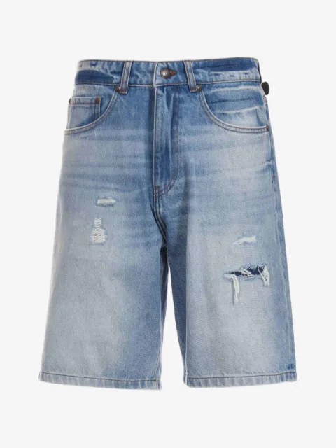 Just Cavalli distressed denim shorts