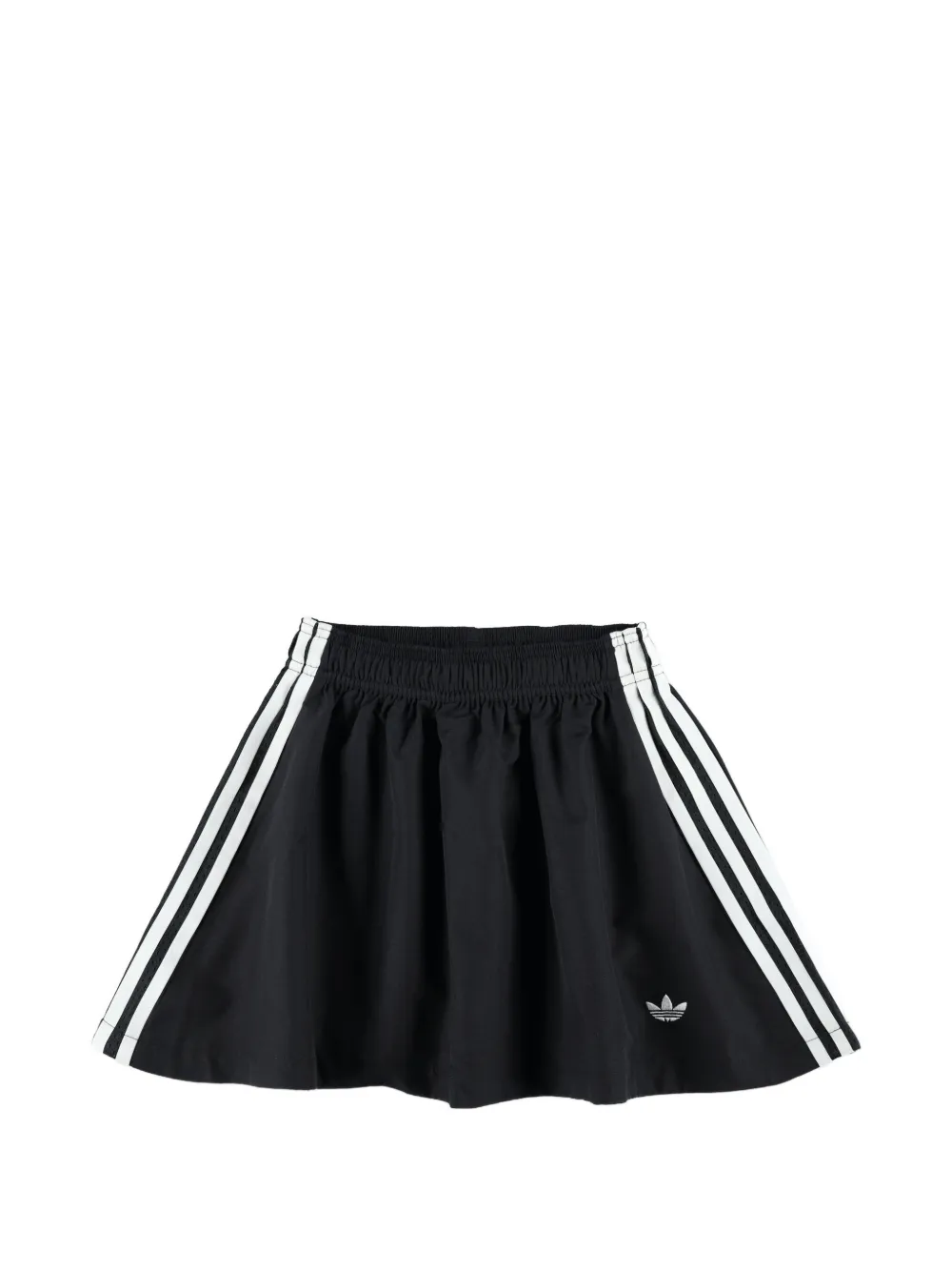 adidas Kids stripes fleece mini skirt - Nero