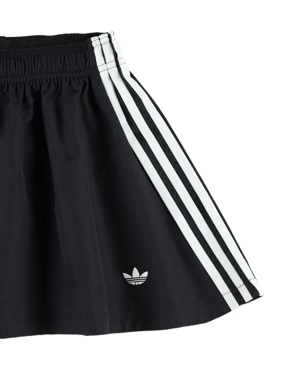  Adidas Kids Stripes Fleece Mini Skirt - Black 