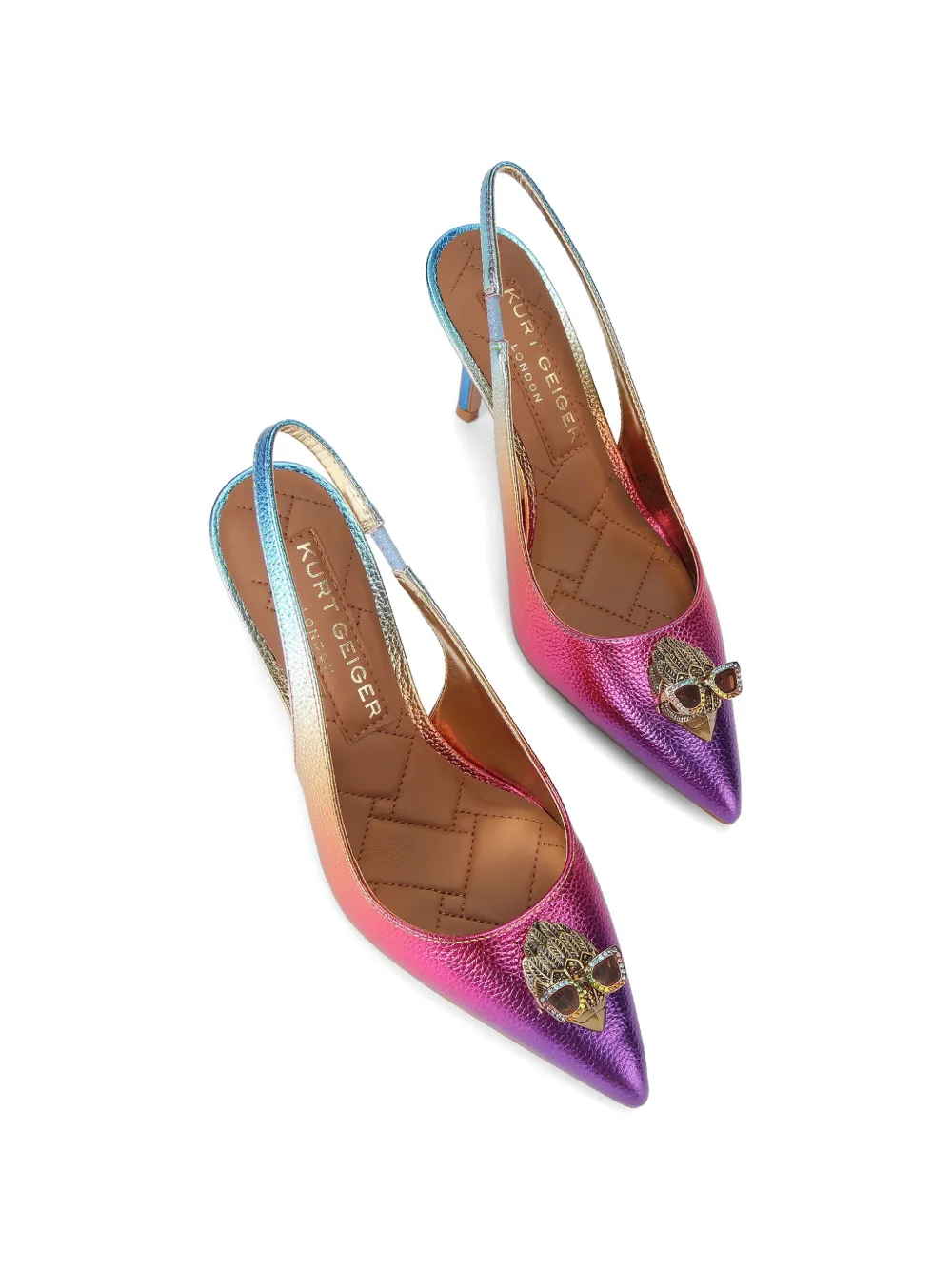Kurt Geiger London Belgravia slingback pumps Roze