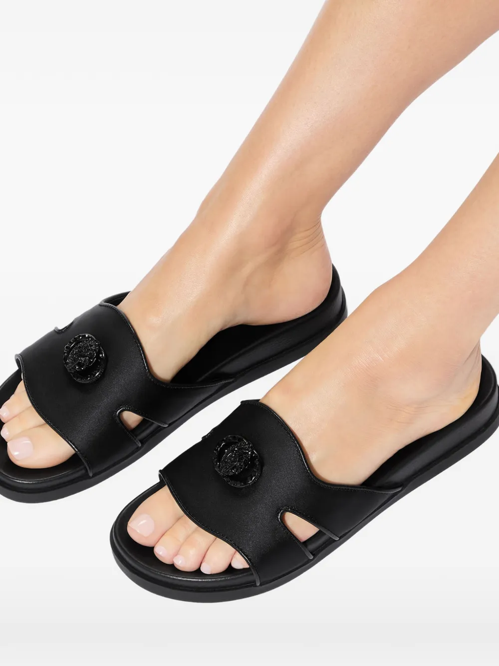 Kurt Geiger London Chelsea uitgesneden sandalen Zwart